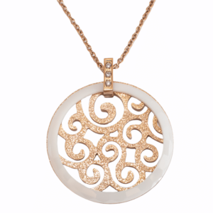 Glare Stalowy łańcuszek z zawieszką 34