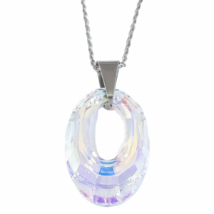 Glare Stalowy łańcuszek z zawieszką 33