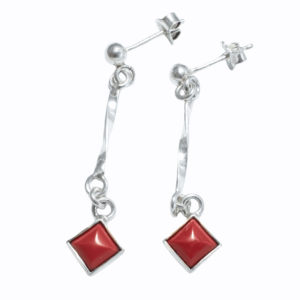 Glare Srebrne kolczyki 56S