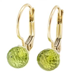 Glare Złote kolczyki z kamieniem 17S