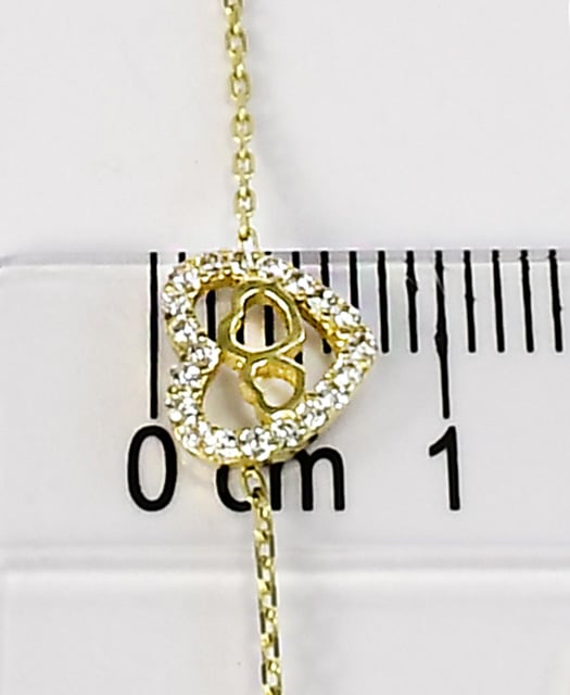 Złota bransoletka 14K Glare 445 - obrazek 5