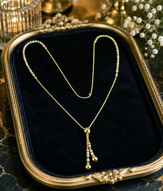 Złoty łańcuszek 14K Glare 675 - obrazek 3