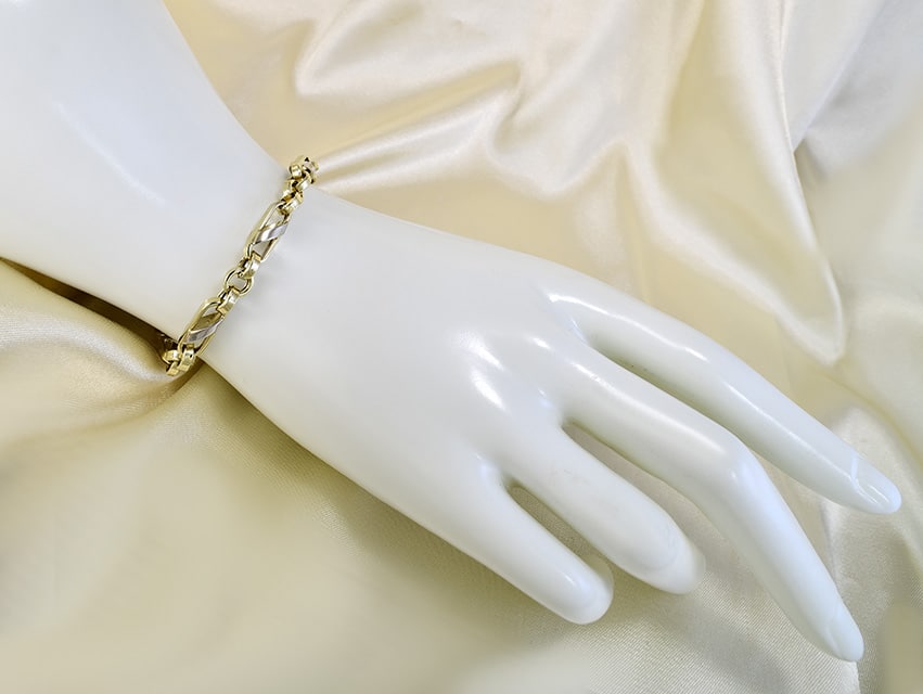 Złota bransoletka 14K Glare 501 - obrazek 3