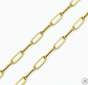 Złoty łańcuszek 14K Glare 831
