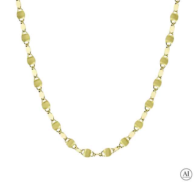 Złoty łańcuszek 14K Glare 854